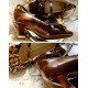 Iris Corolla Frame Square Heel Shoes(Reservation/8 Colours/Full Payment Without Shipping)